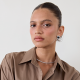 Archer Earrings - Black/Silver - BLVD