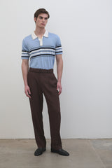 Brandon Popover - Periwinkle