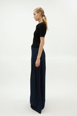 Miley Short Sleeve Top - Black