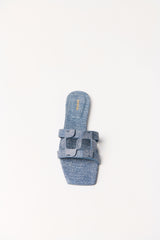 Monogram Sandal - Denim