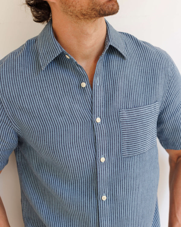 Ola Shirt - Overdye Indigo