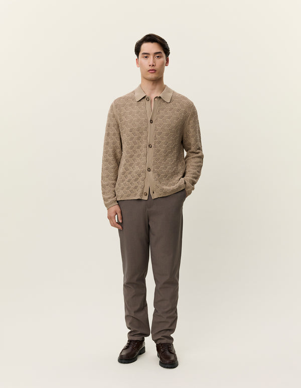 Eloi Knit Shirt - Dark Sand