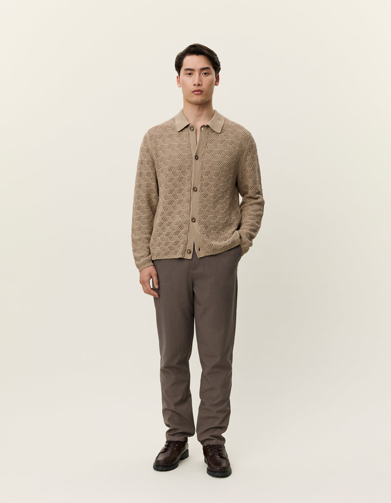 Eloi Knit Shirt - Dark Sand
