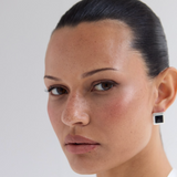 Archer Earrings - Black/Silver - BLVD