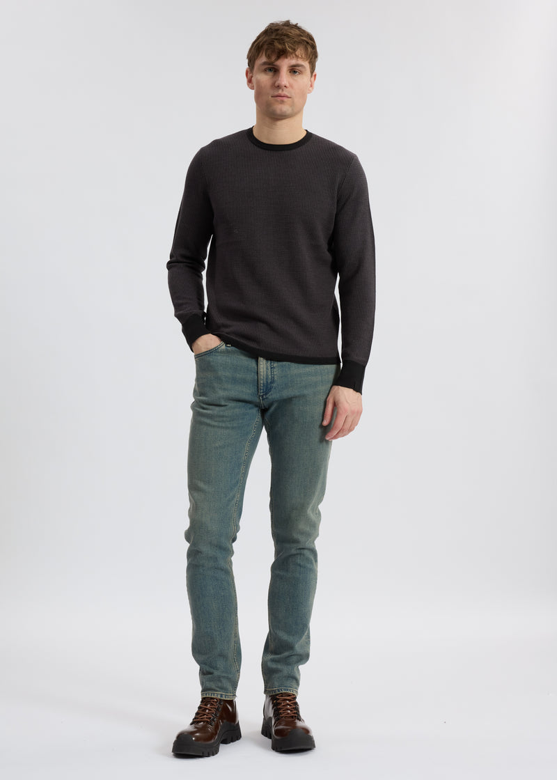 Gregory Merino LS Crew - Black