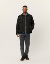 Nero Houndstooth Jacket - Black