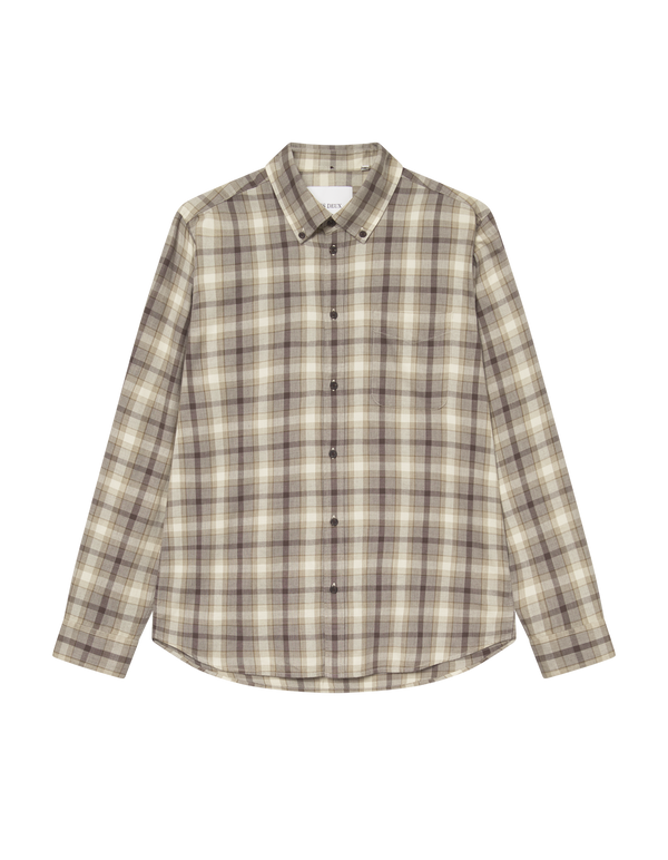 Kent Check Shirt - Ivory