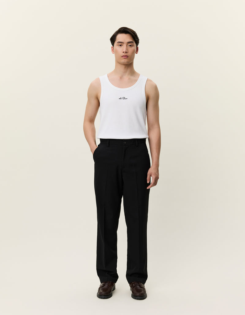 Como Light Twill Slacks - Black