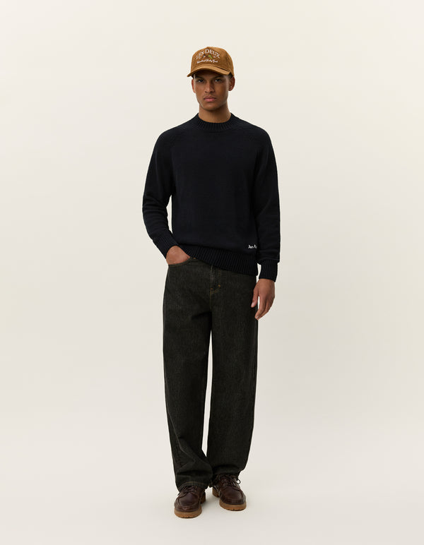 Brad Roundneck Knit - Black