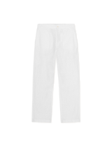 Linen Comfort Suit Pants - White - BLVD