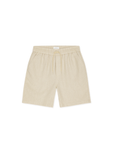 Drawstring Linen Shorts - Light Sand - BLVD