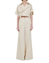 Axel Linen Top - Sand