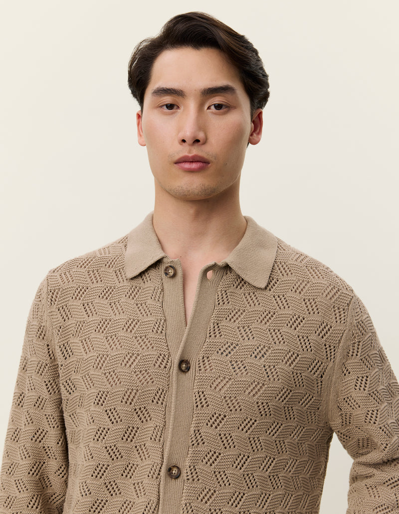 Eloi Knit Shirt - Dark Sand