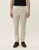 Como Tapered Slub Pants - Ivory