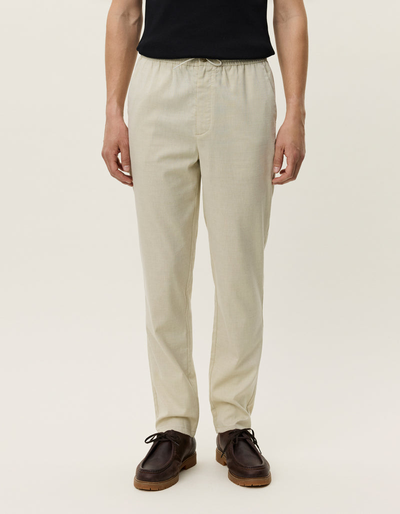 Como Tapered Slub Pants - Ivory