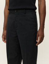 Como Slack Slub Suit Pants - Black