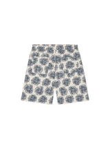 Dahlia Jacquard Shorts - Dark Denim - BLVD