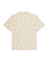 Dahlia Jacquard SS Shirt - Sand - BLVD