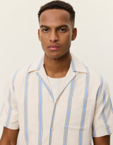 Lawson Stripe SS Shirt - Eggnog - BLVD