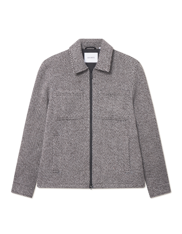 Marseille Twill Wool Jacket - Pepper