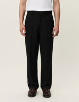 Como Light Twill Slacks - Black
