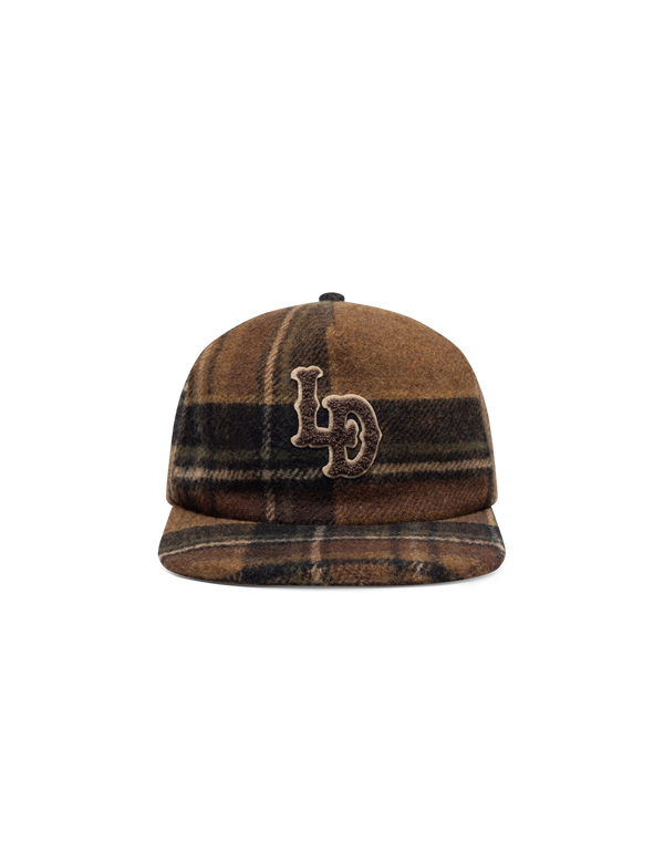 Ld Check Letterman Cap - Monk's Robe