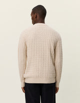 Gustav Squared Structure Knit - Light Sand