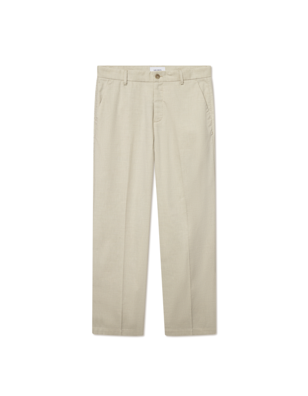 Como Slack Slub Suit Pants - Ivory