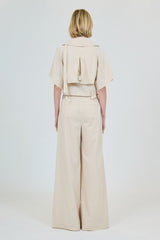 Axel Linen Top - Sand