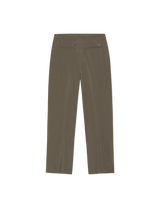 Mini Check Tailored Pants - Dark Sand