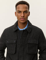 Nero Houndstooth Jacket - Black