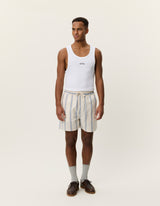 Lawson Stripe Shorts - Eggnog - BLVD