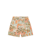 Palm AOP Shorts - Sienna Orange - BLVD
