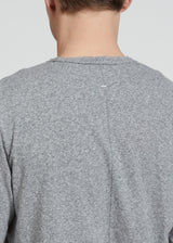 Haydon Jaspe Long Sleeve Tee - Grey/Ivory - BLVD