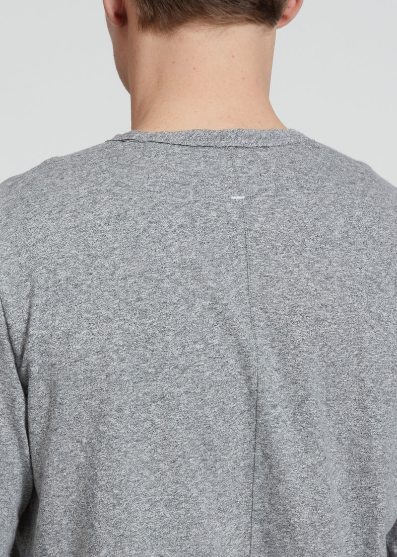 Haydon Jaspe Long Sleeve Tee - Grey/Ivory