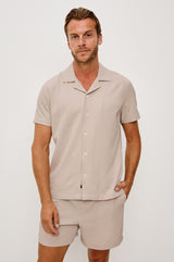 Amalfi - Khaki Seersucker - BLVD