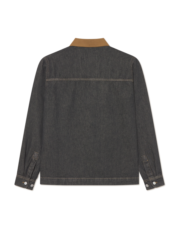 Layton Denim Overshirt - Black