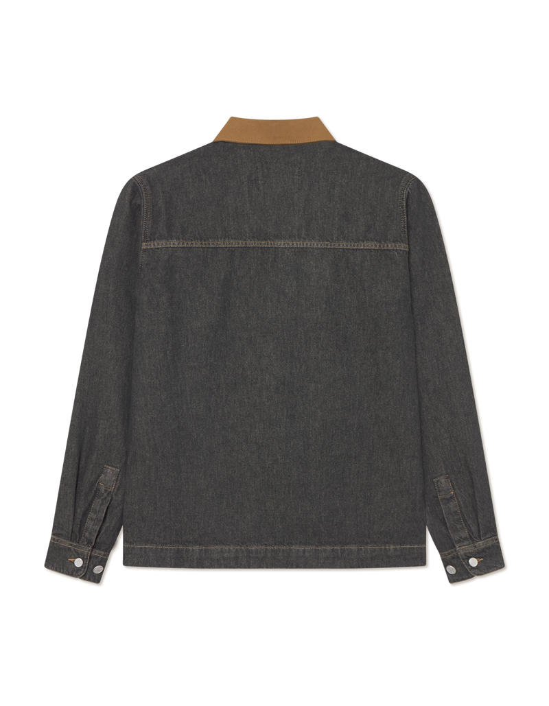 Layton Denim Overshirt - Black