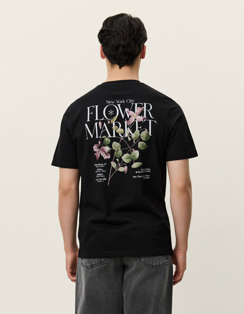Brady Flowermarket T-Shirt - Black
