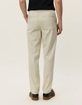 Como Tapered Slub Pants - Ivory