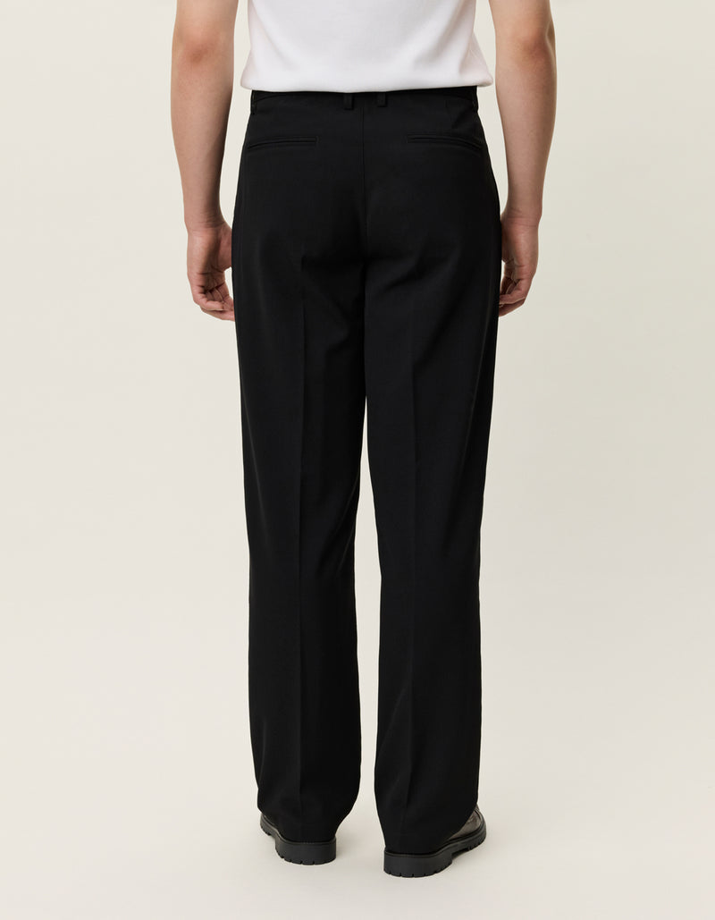 Como Light Twill Slacks - Black