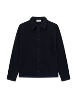 Maximilian Herringbone Coat - Black