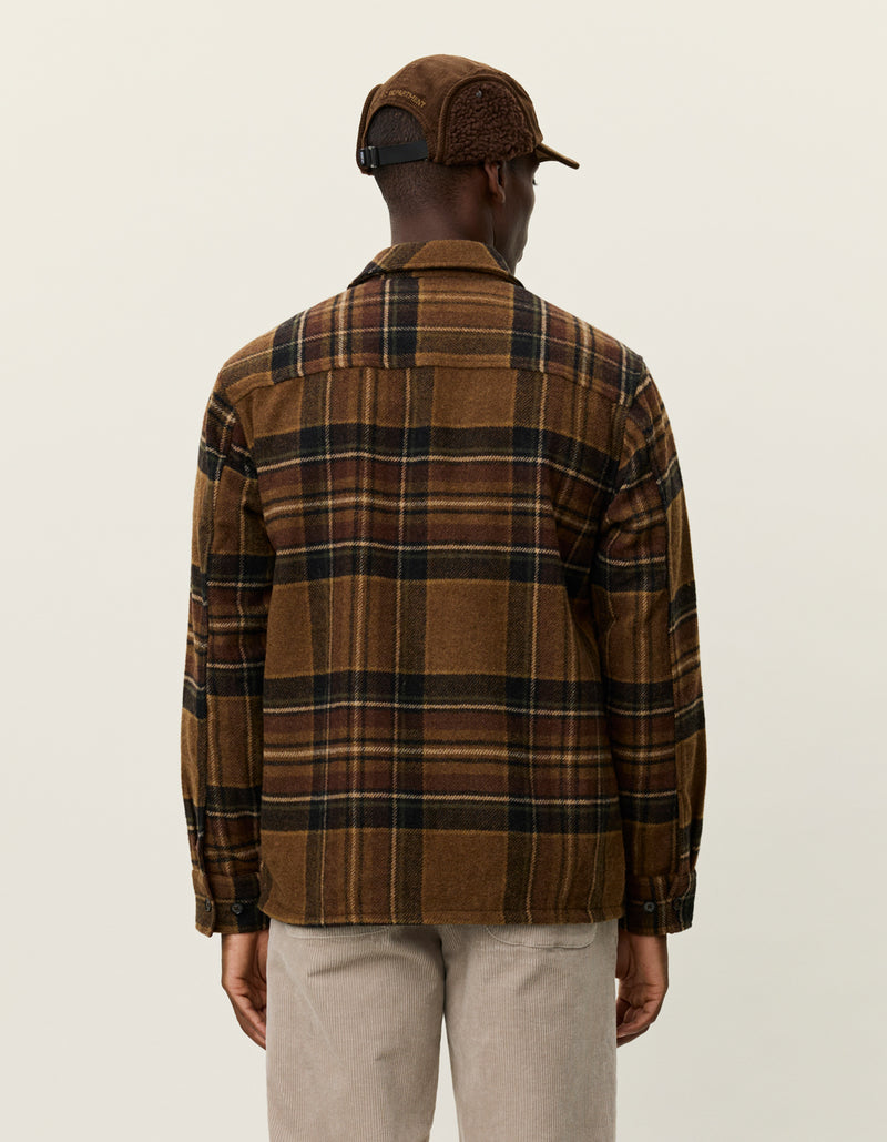 Kaleb Check Overshirt - Monk's Robe
