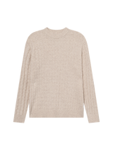 Gustav Squared Structure Knit - Light Sand