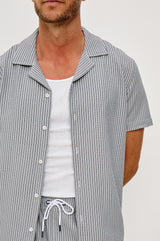 Amalfi - Navy Seersucker - BLVD