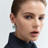 Heaven Mayhem - Mini Knot Earrings - Silver - BLVD