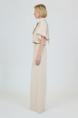 Axel Linen Top - Sand