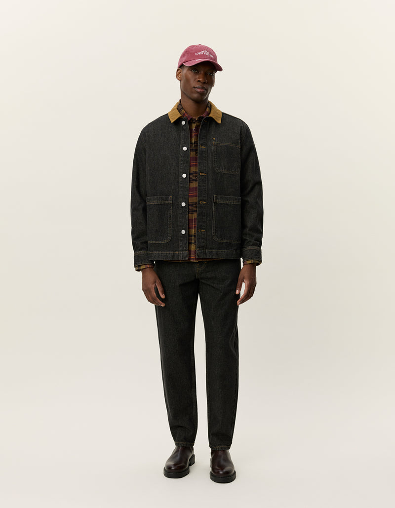 Layton Denim Overshirt - Black