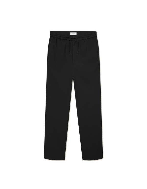Como Tapered Drawstring Pants - Black