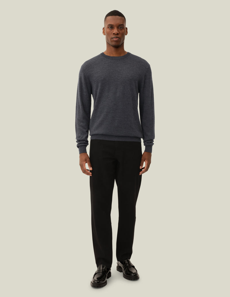 Greyson Merino Knit - Grey